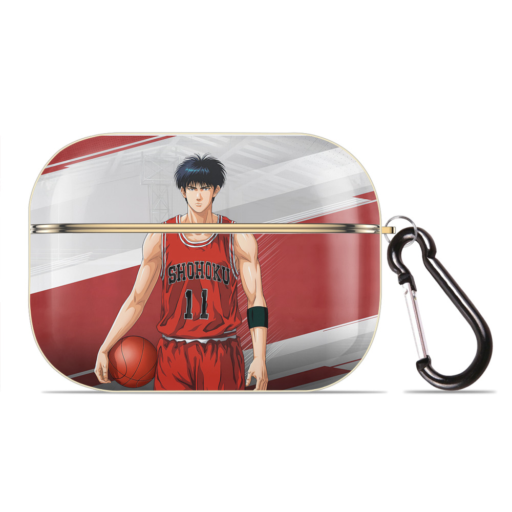 SLAM DUNK／スラムダンク 【AirPods Pro用】ハードシェル保護ケース｜耐衝撃・防指紋・カラビナ付き商品仕様