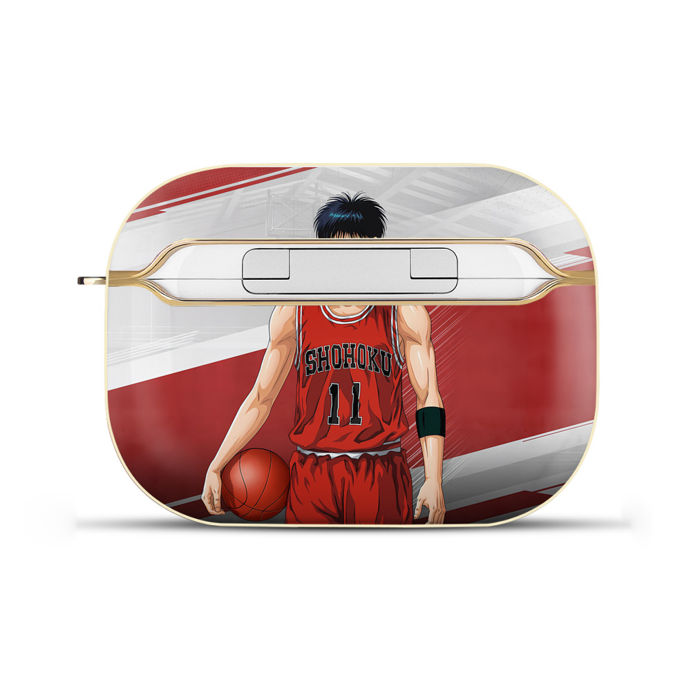 SLAM DUNK／スラムダンク 【AirPods Pro用】ハードシェル保護ケース｜耐衝撃・防指紋・カラビナ付き商品仕様
