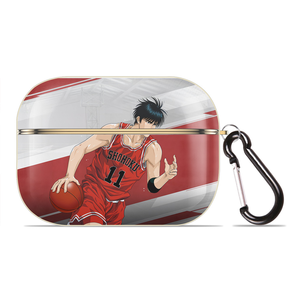 SLAM DUNK／スラムダンク 【AirPods Pro用】ハードシェル保護ケース｜耐衝撃・防指紋・カラビナ付き商品仕様