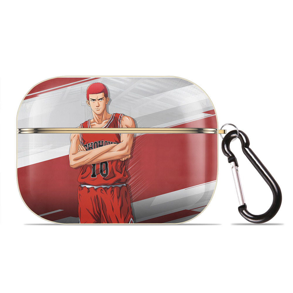 SLAM DUNK／スラムダンク 【AirPods Pro用】ハードシェル保護ケース｜耐衝撃・防指紋・カラビナ付き商品仕様