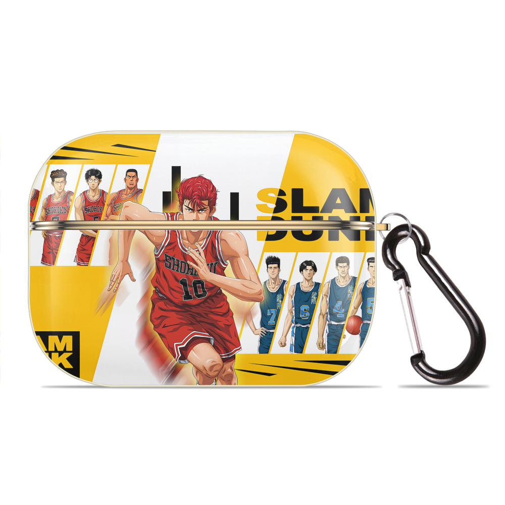 SLAM DUNK／スラムダンク 【AirPods Pro用】ハードシェル保護ケース｜耐衝撃・防指紋・カラビナ付き商品仕様