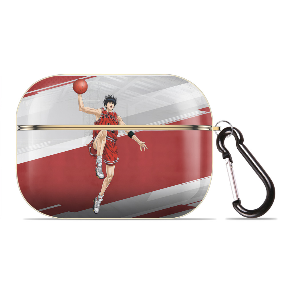 （画像用） SLAM DUNK／スラムダンク 【AirPods Pro用】ハードシェル保護ケース｜耐衝撃・防指紋・カラビナ付き商品仕様