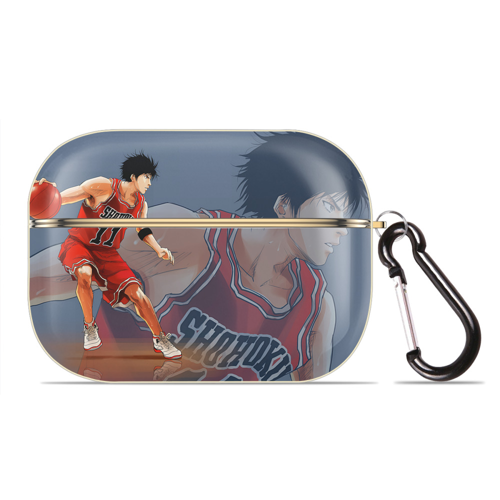 （画像用） SLAM DUNK／スラムダンク 【AirPods Pro用】ハードシェル保護ケース｜耐衝撃・防指紋・カラビナ付き商品仕様