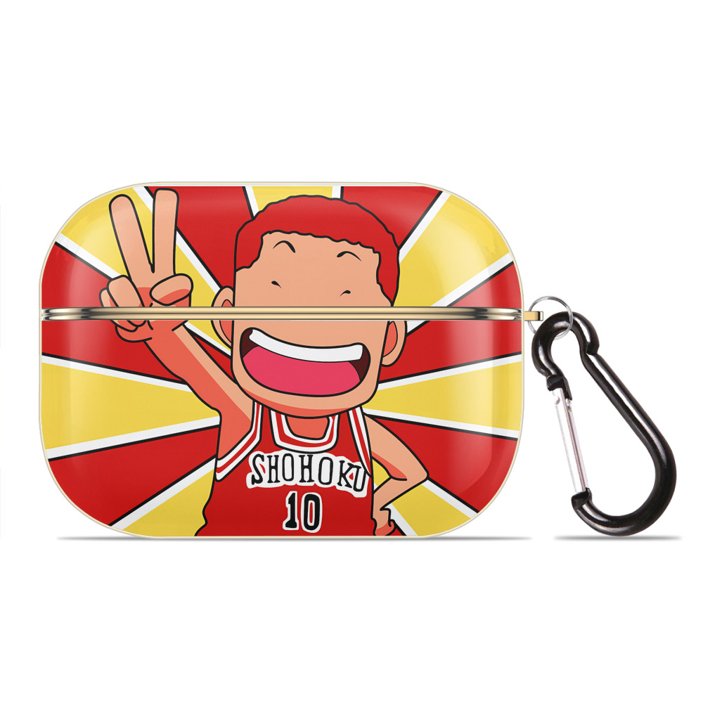 （画像用） SLAM DUNK／スラムダンク 【AirPods Pro用】ハードシェル保護ケース｜耐衝撃・防指紋・カラビナ付き商品仕様