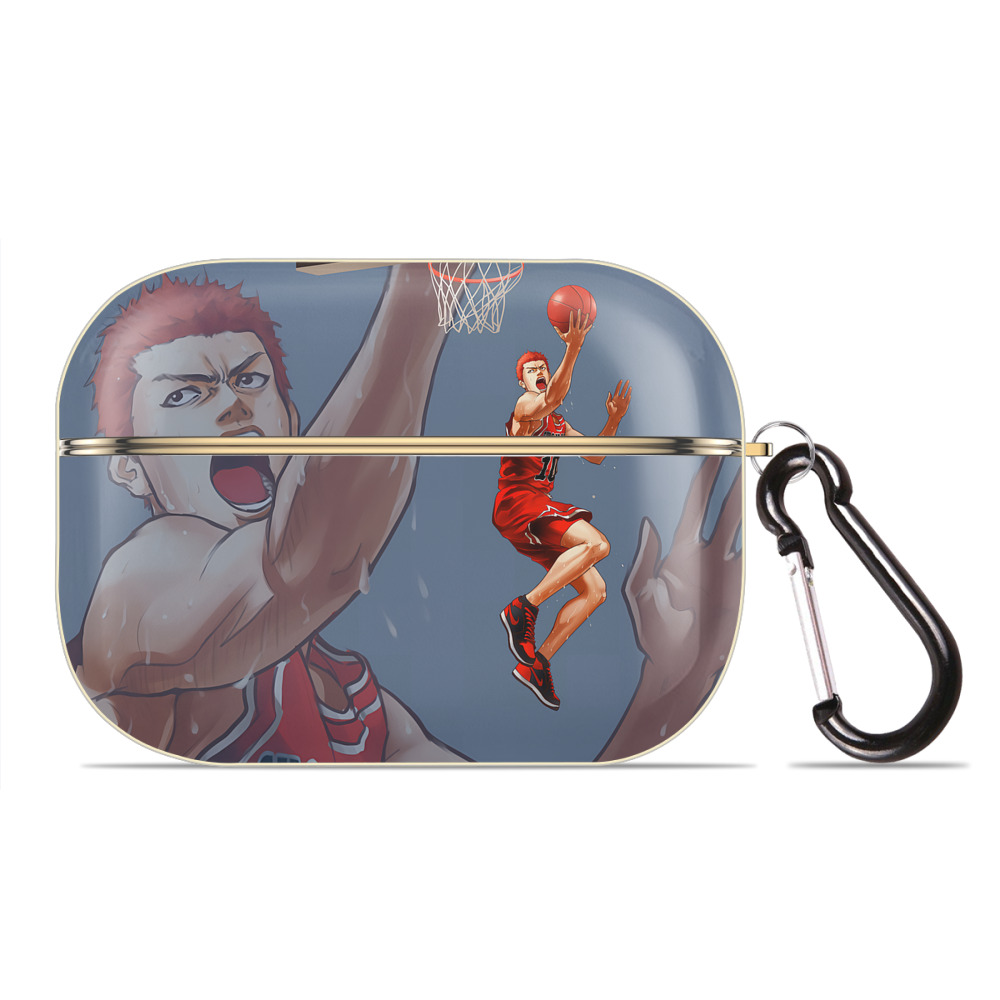 SLAM DUNK／スラムダンク 【AirPods Pro用】ハードシェル保護ケース｜耐衝撃・防指紋・カラビナ付き商品仕様