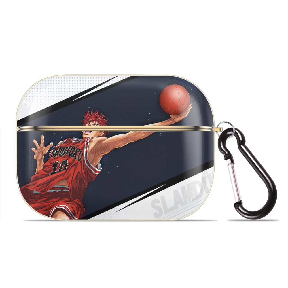 （画像用） SLAM DUNK／スラムダンク 【AirPods Pro用】ハードシェル保護ケース｜耐衝撃・防指紋・カラビナ付き商品仕様
