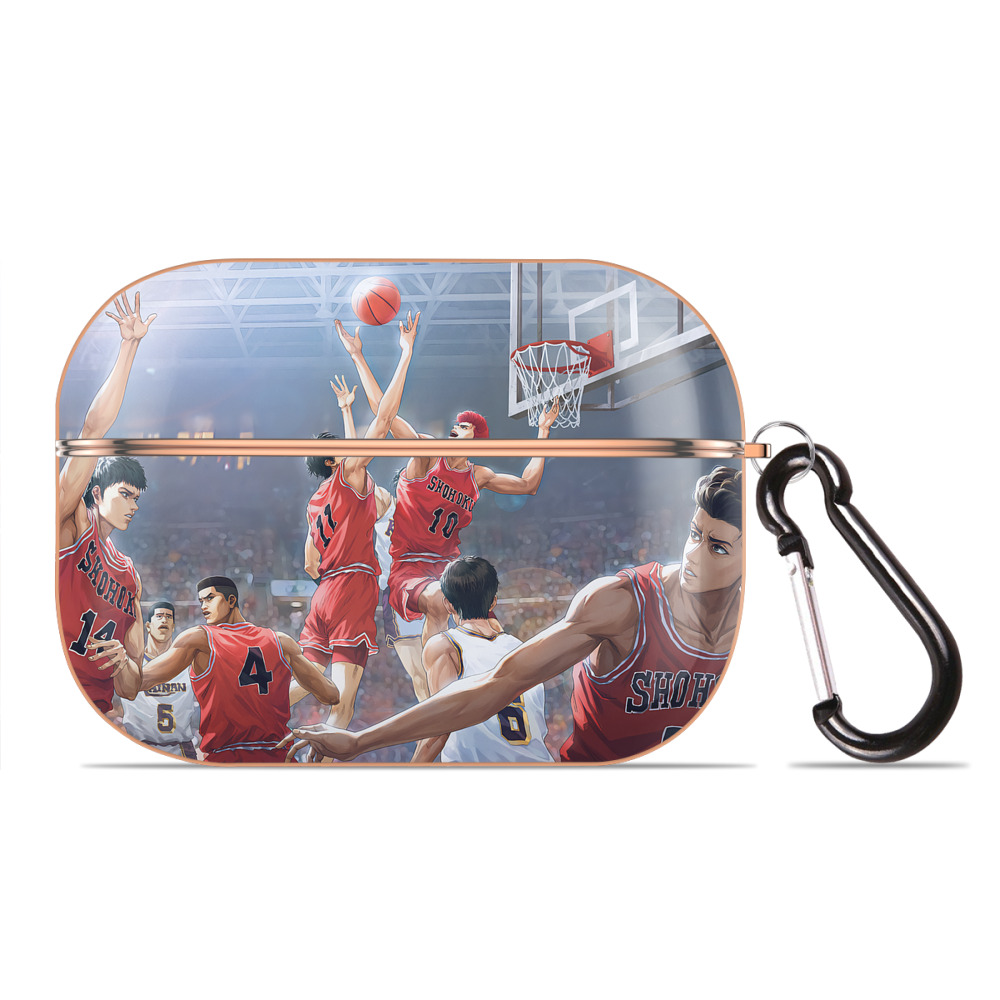 SLAM DUNK／スラムダンク 【AirPods Pro用】ハードシェル保護ケース｜耐衝撃・防指紋・カラビナ付き商品仕様
