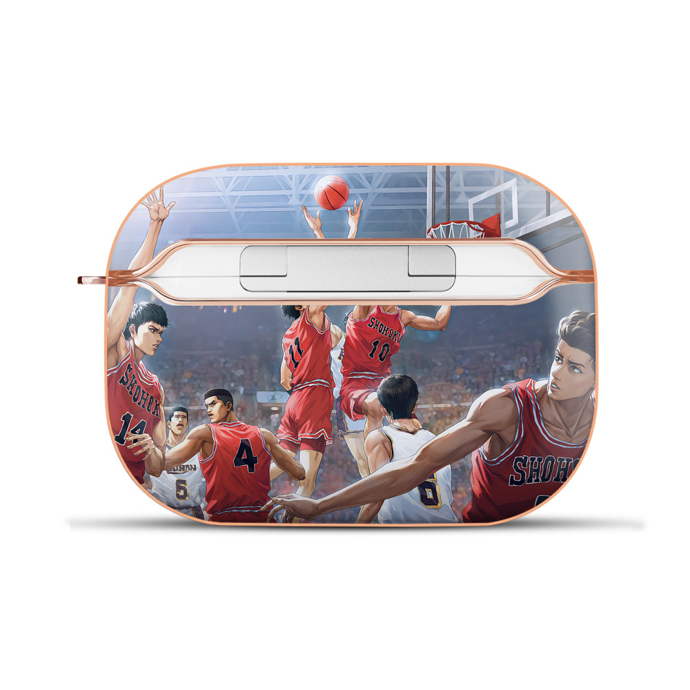 SLAM DUNK／スラムダンク 【AirPods Pro用】ハードシェル保護ケース｜耐衝撃・防指紋・カラビナ付き商品仕様