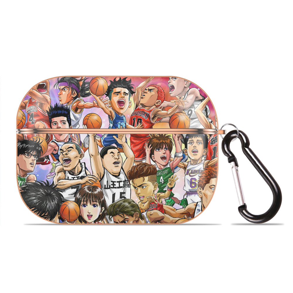 SLAM DUNK／スラムダンク 【AirPods Pro用】ハードシェル保護ケース｜耐衝撃・防指紋・カラビナ付き商品仕様