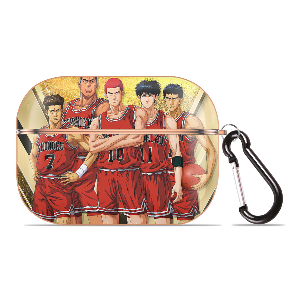 SLAM DUNK／スラムダンク 【AirPods Pro用】ハードシェル保護ケース｜耐衝撃・防指紋・カラビナ付き商品仕様