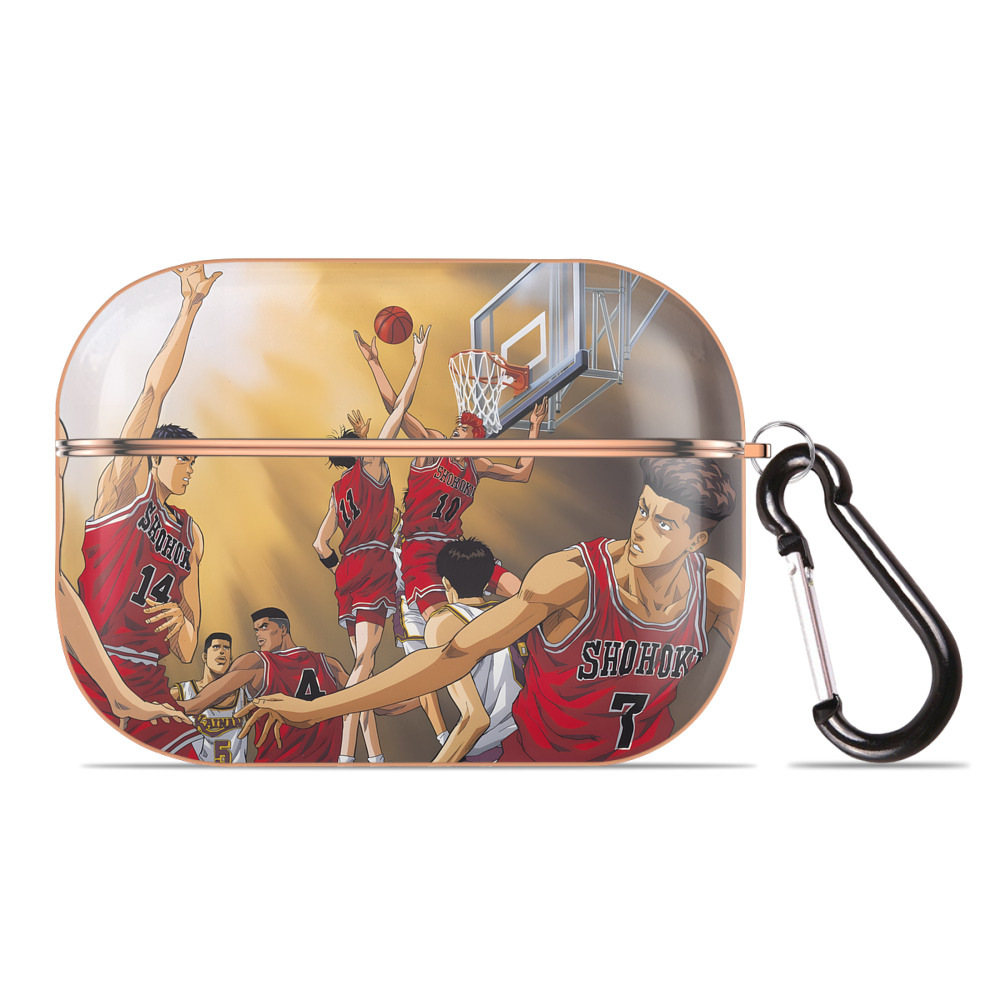 SLAM DUNK／スラムダンク 【AirPods Pro用】ハードシェル保護ケース｜耐衝撃・防指紋・カラビナ付き商品仕様