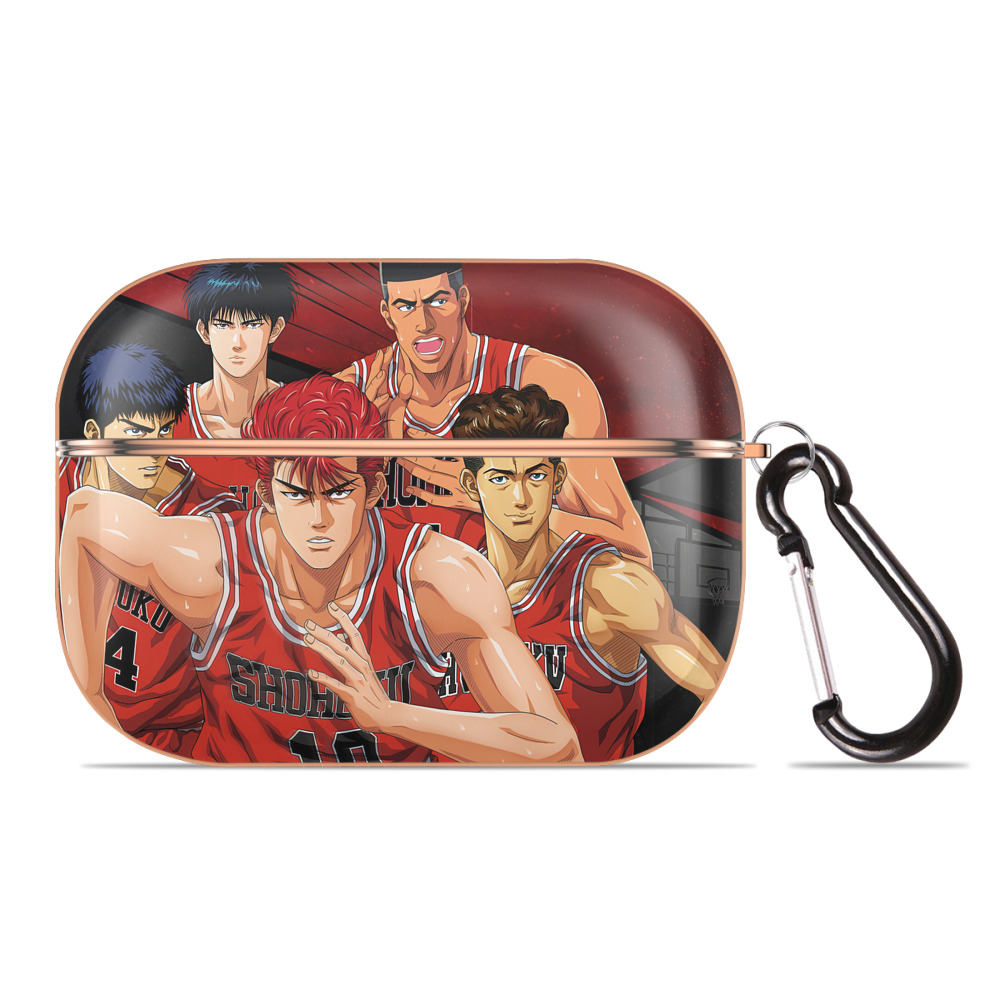 SLAM DUNK／スラムダンク 【AirPods Pro用】ハードシェル保護ケース｜耐衝撃・防指紋・カラビナ付き商品仕様