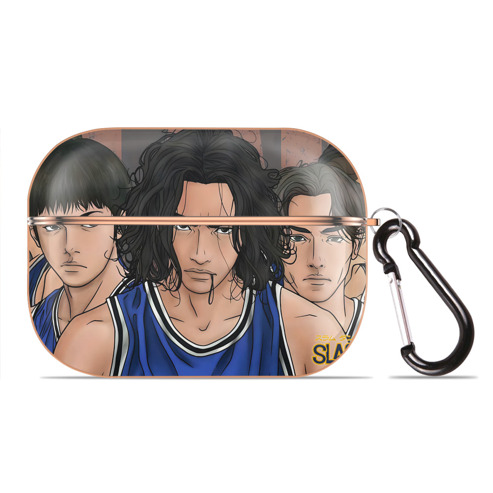 SLAM DUNK／スラムダンク 【AirPods Pro用】ハードシェル保護ケース｜耐衝撃・防指紋・カラビナ付き商品仕様
