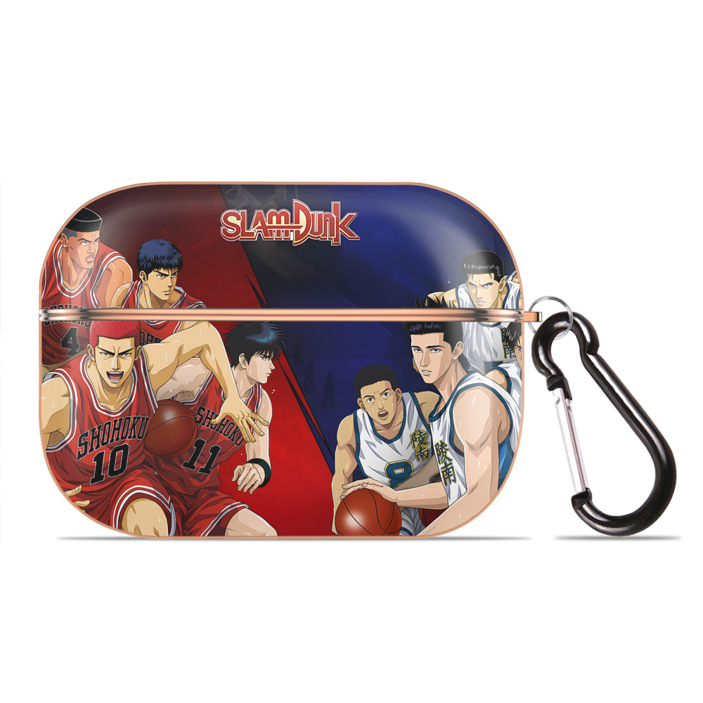 SLAM DUNK／スラムダンク 【AirPods Pro用】ハードシェル保護ケース｜耐衝撃・防指紋・カラビナ付き商品仕様