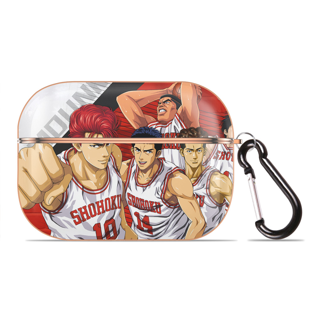 SLAM DUNK／スラムダンク 【AirPods Pro用】ハードシェル保護ケース｜耐衝撃・防指紋・カラビナ付き商品仕様