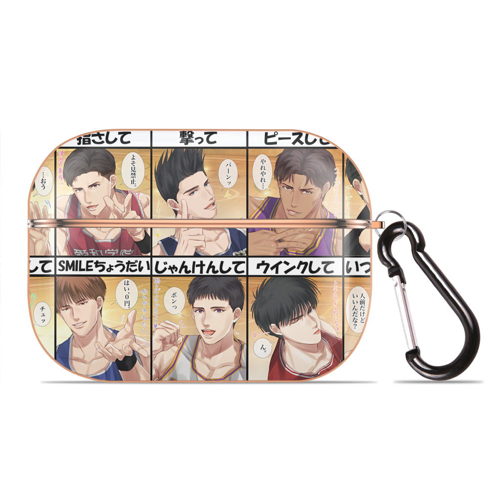 SLAM DUNK／スラムダンク 【AirPods Pro用】ハードシェル保護ケース｜耐衝撃・防指紋・カラビナ付き商品仕様