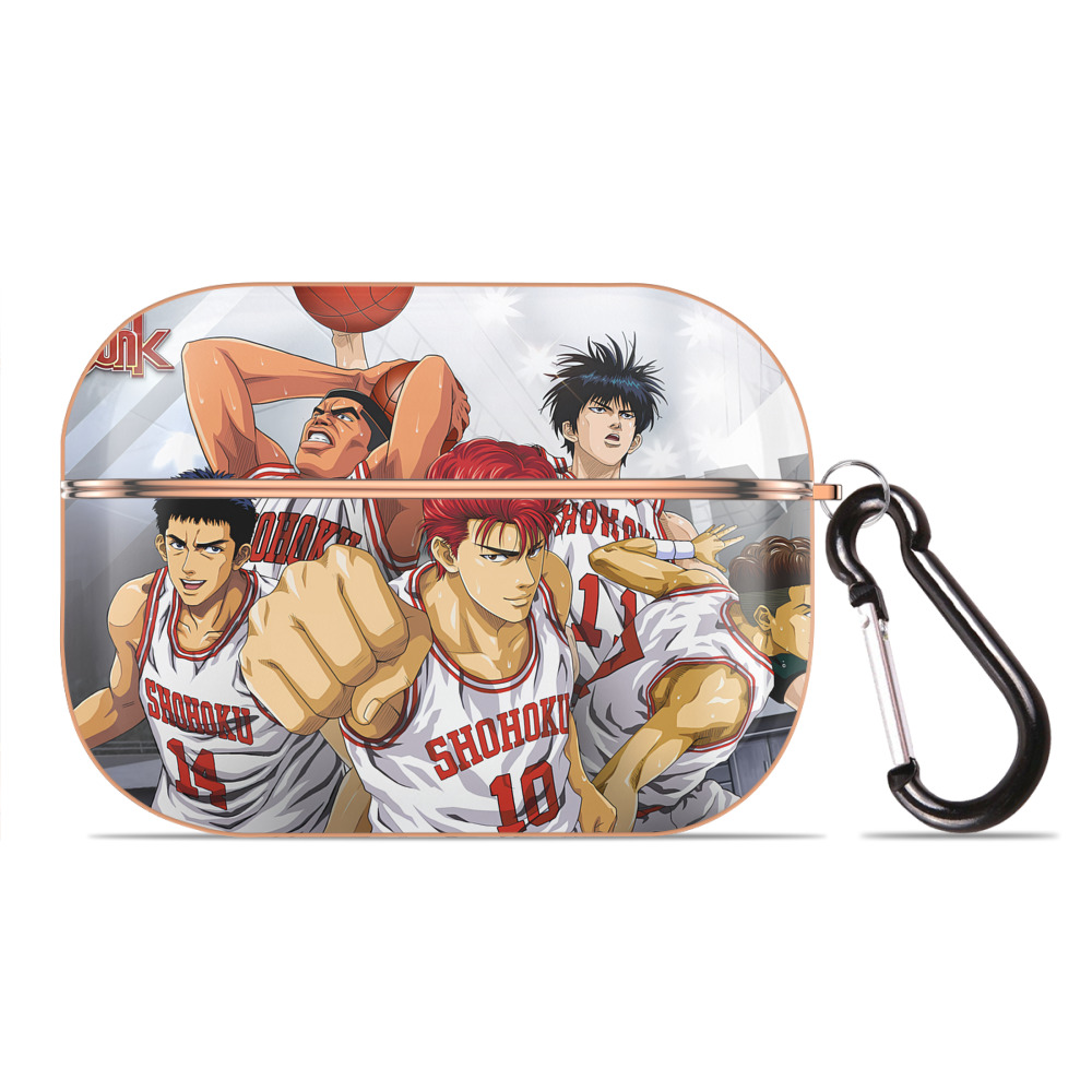 （画像用） SLAM DUNK／スラムダンク 【AirPods Pro用】ハードシェル保護ケース｜耐衝撃・防指紋・カラビナ付き商品仕様