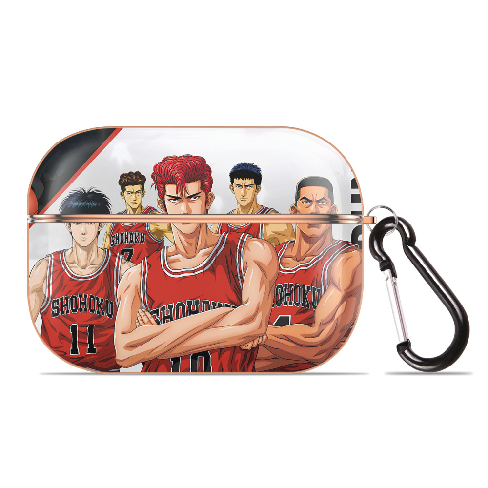 SLAM DUNK／スラムダンク 【AirPods Pro用】ハードシェル保護ケース｜耐衝撃・防指紋・カラビナ付き商品仕様