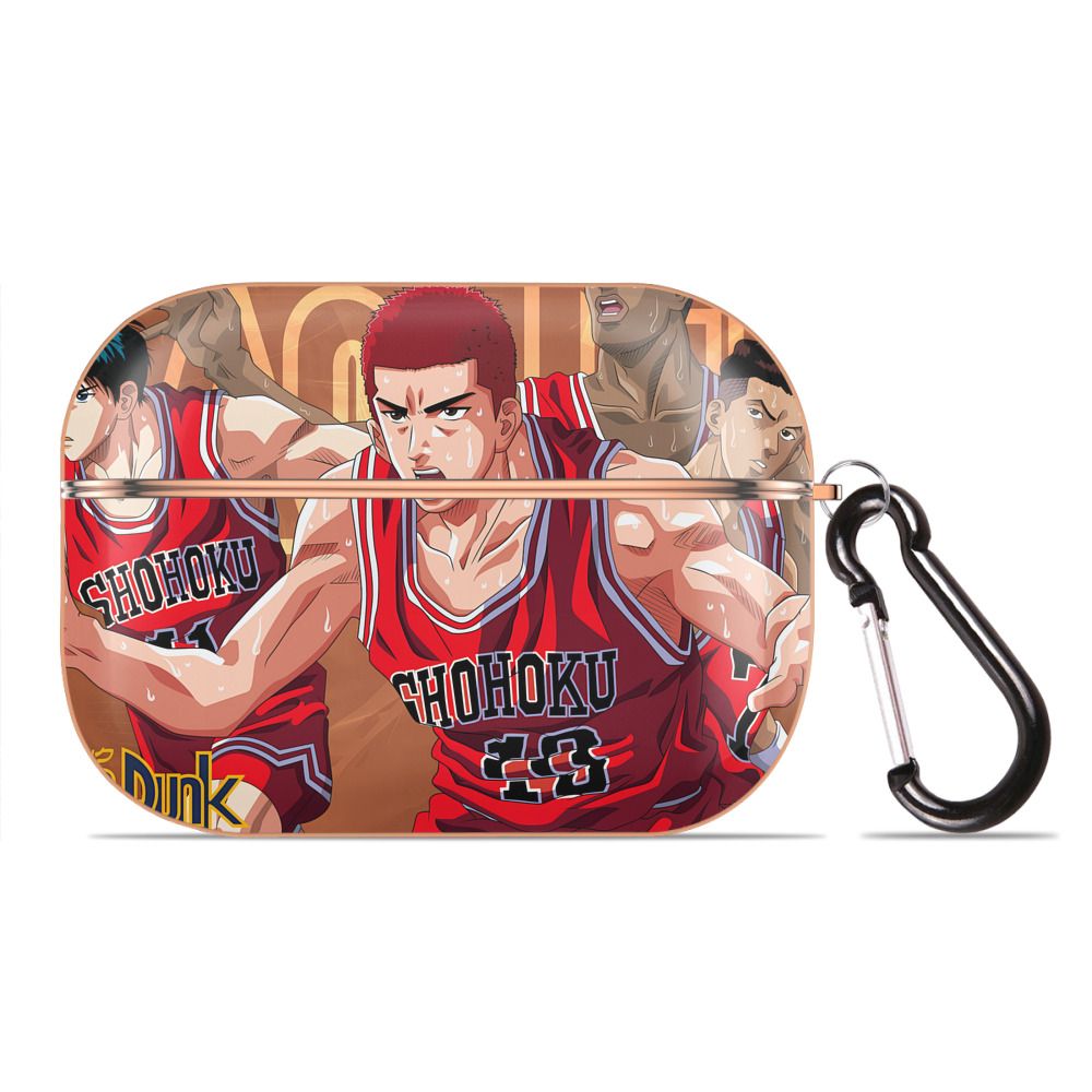 SLAM DUNK／スラムダンク 【AirPods Pro用】ハードシェル保護ケース｜耐衝撃・防指紋・カラビナ付き商品仕様