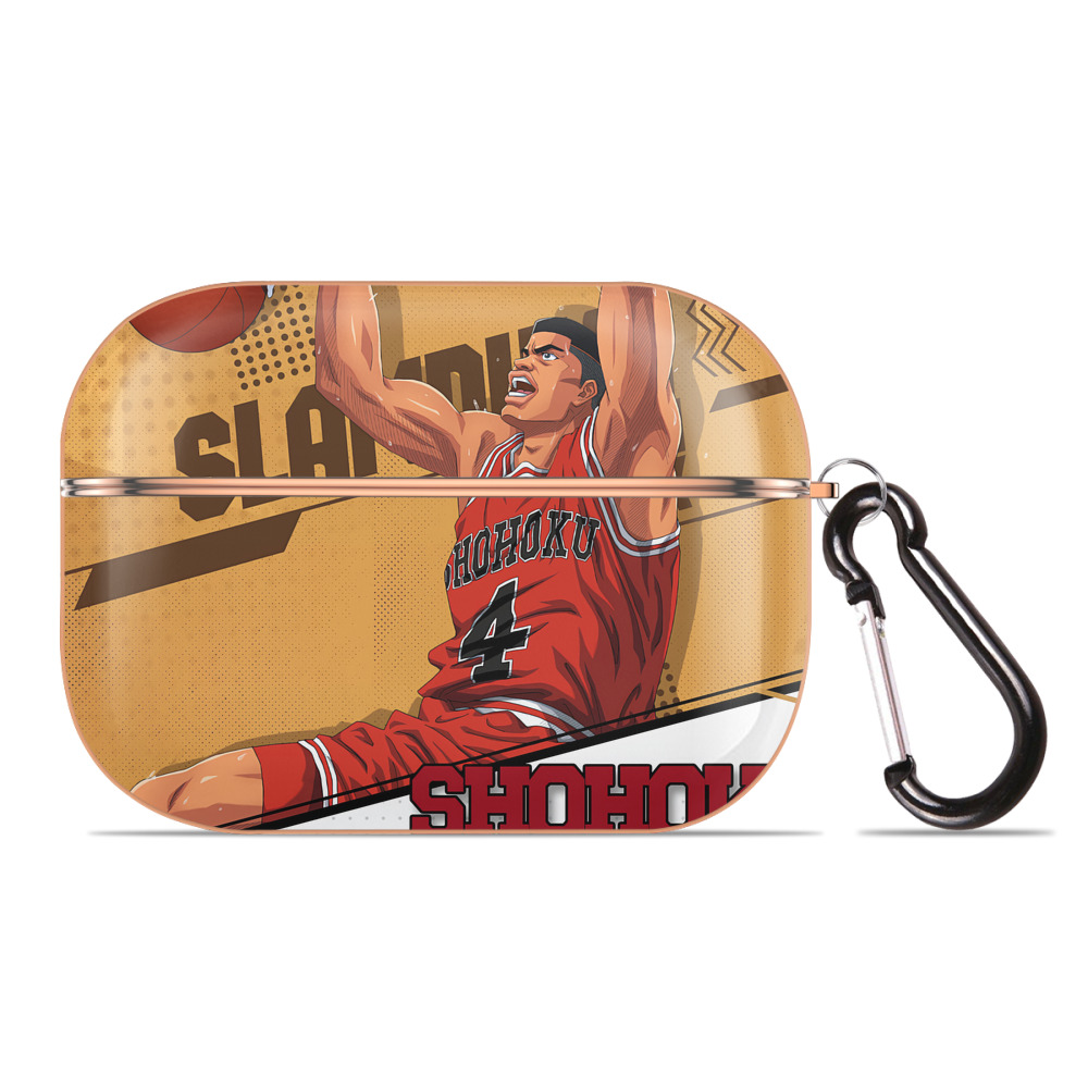 SLAM DUNK／スラムダンク 【AirPods Pro用】ハードシェル保護ケース｜耐衝撃・防指紋・カラビナ付き商品仕様