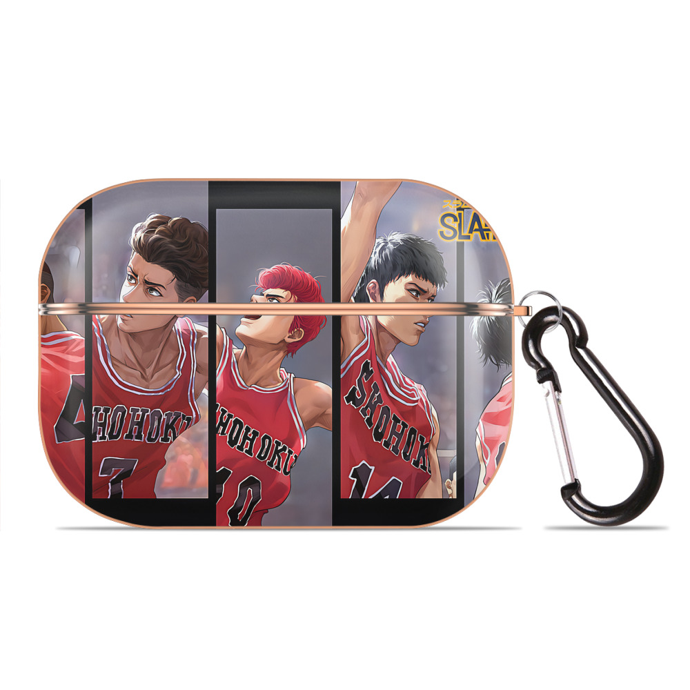 SLAM DUNK／スラムダンク 【AirPods Pro用】ハードシェル保護ケース｜耐衝撃・防指紋・カラビナ付き商品仕様