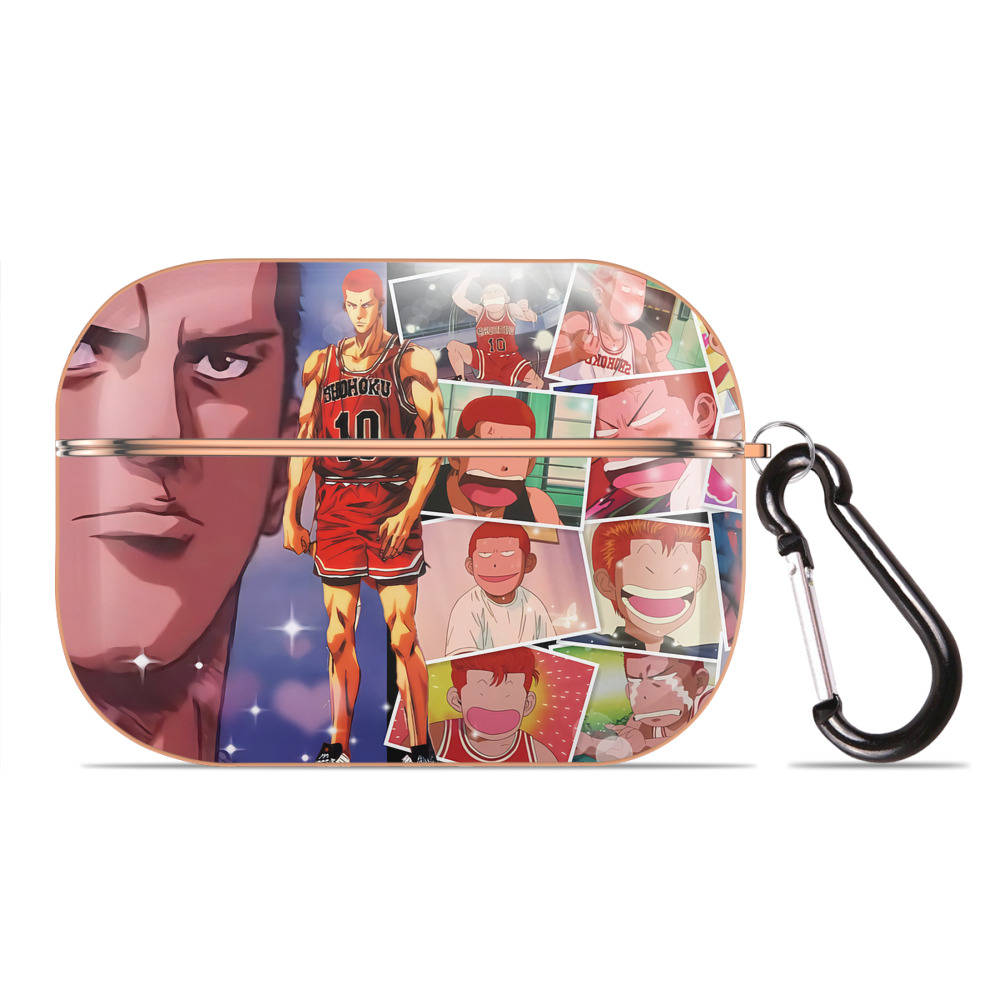 SLAM DUNK／スラムダンク 【AirPods Pro用】ハードシェル保護ケース｜耐衝撃・防指紋・カラビナ付き商品仕様