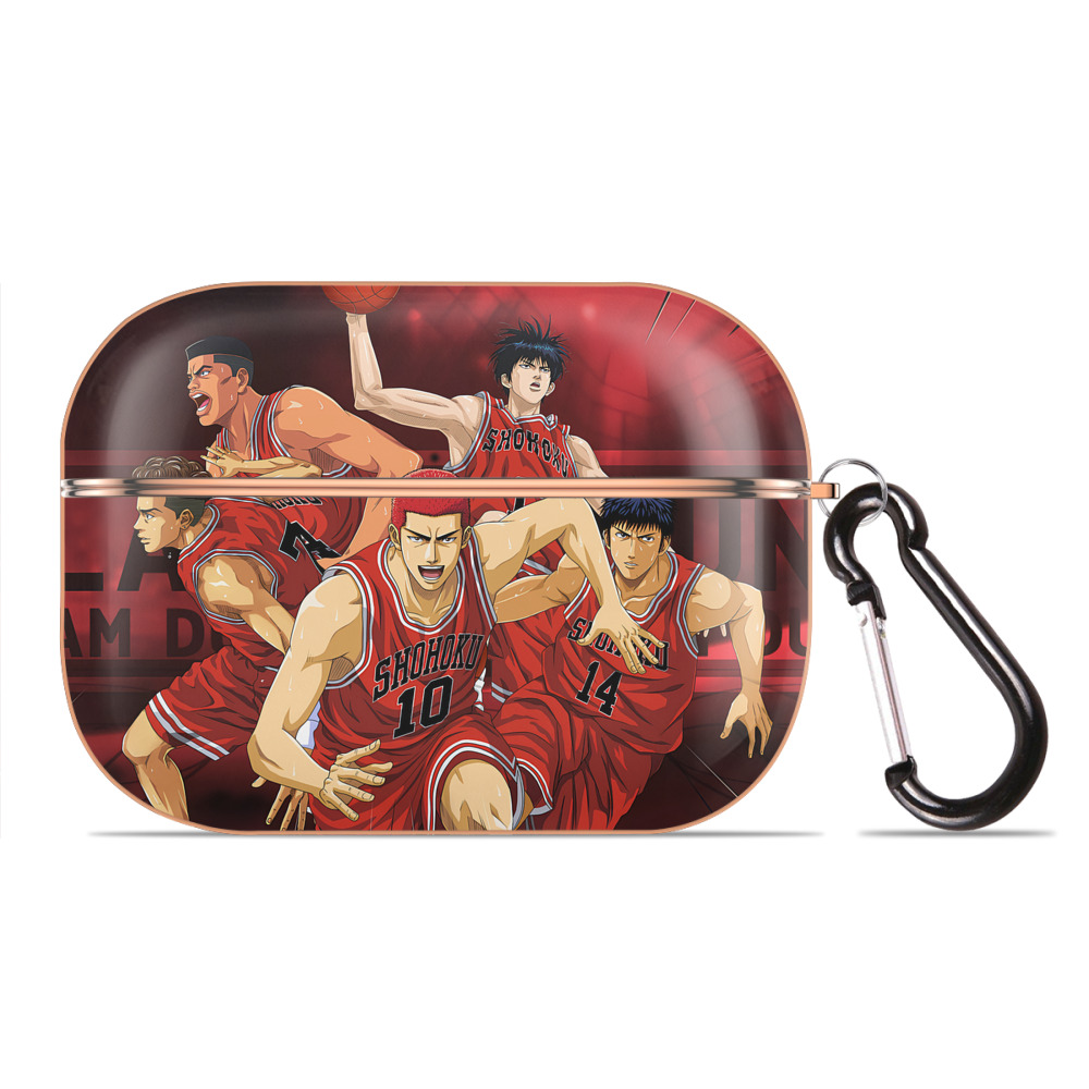 SLAM DUNK／スラムダンク 【AirPods Pro用】ハードシェル保護ケース｜耐衝撃・防指紋・カラビナ付き商品仕様