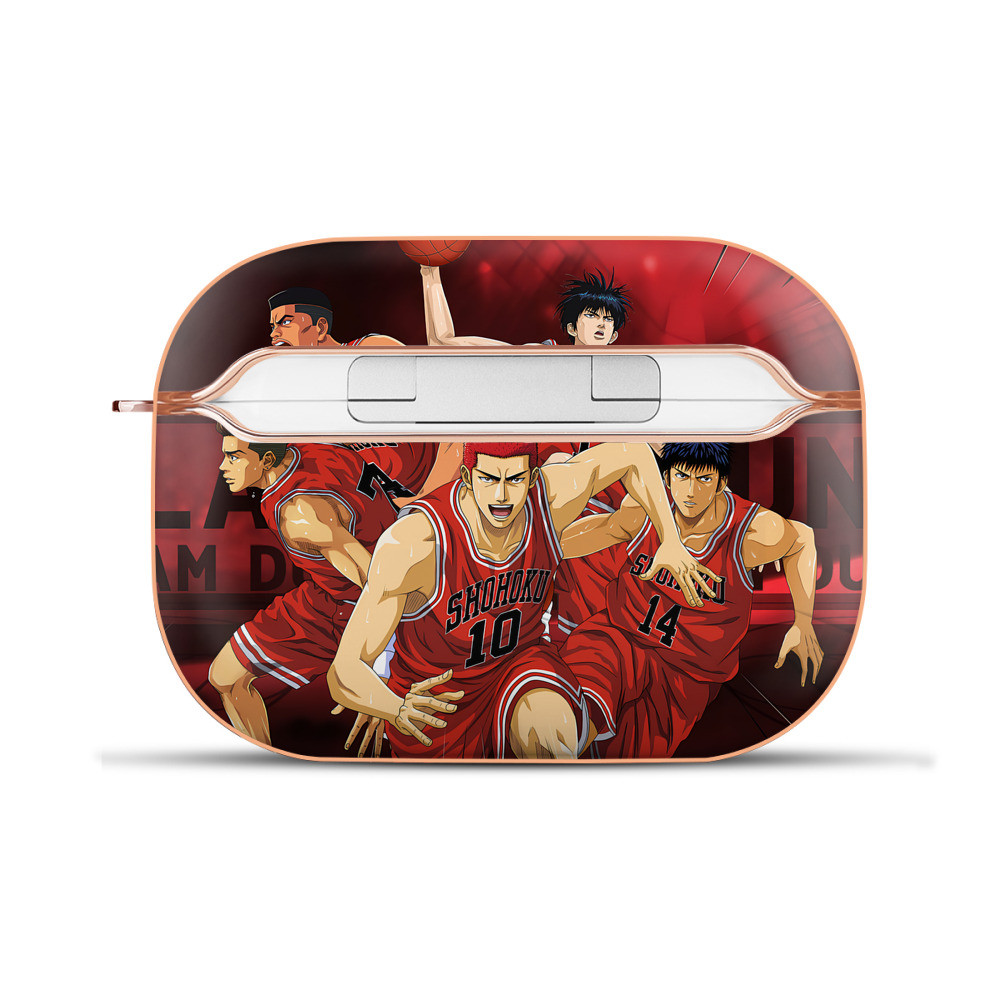 SLAM DUNK／スラムダンク 【AirPods Pro用】ハードシェル保護ケース｜耐衝撃・防指紋・カラビナ付き商品仕様