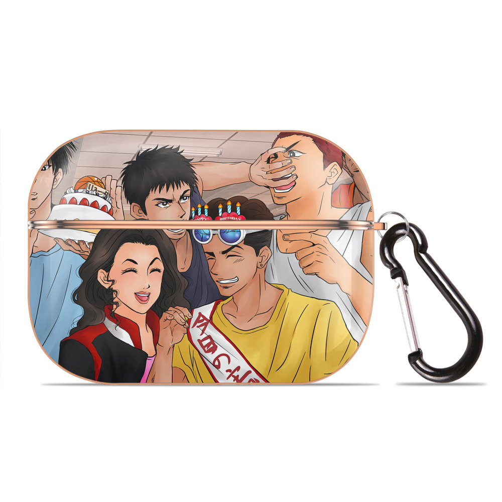 （画像用） SLAM DUNK／スラムダンク 【AirPods Pro用】ハードシェル保護ケース｜耐衝撃・防指紋・カラビナ付き商品仕様