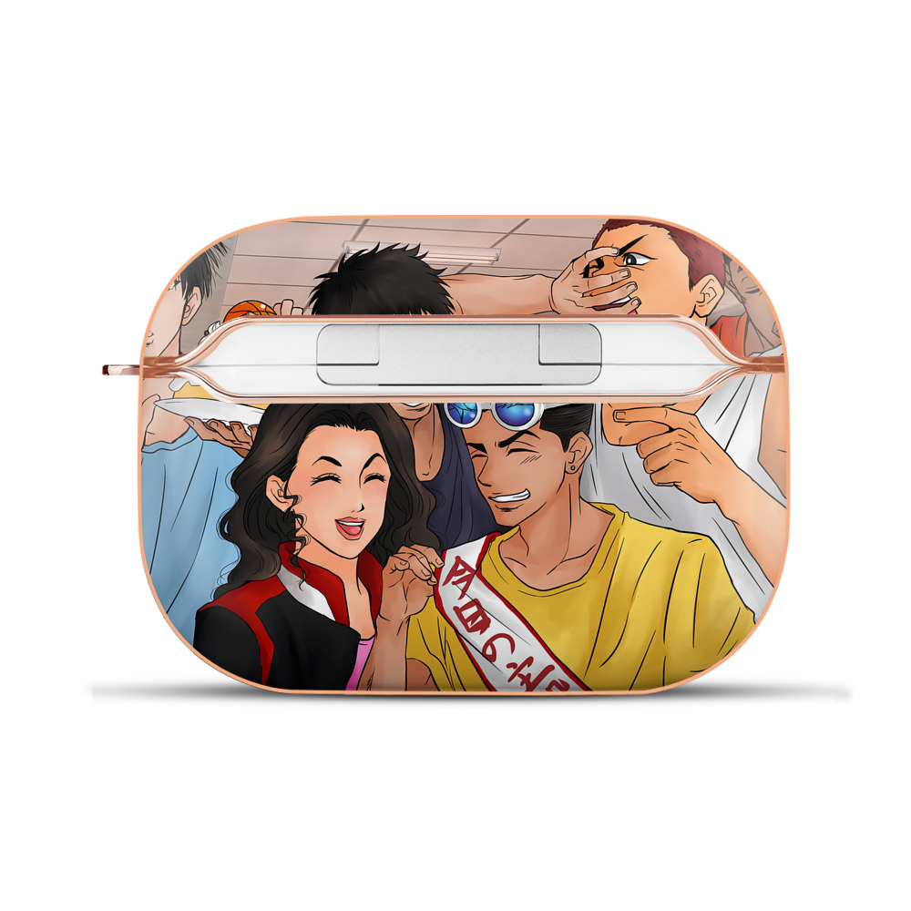 （画像用） SLAM DUNK／スラムダンク 【AirPods Pro用】ハードシェル保護ケース｜耐衝撃・防指紋・カラビナ付き商品仕様