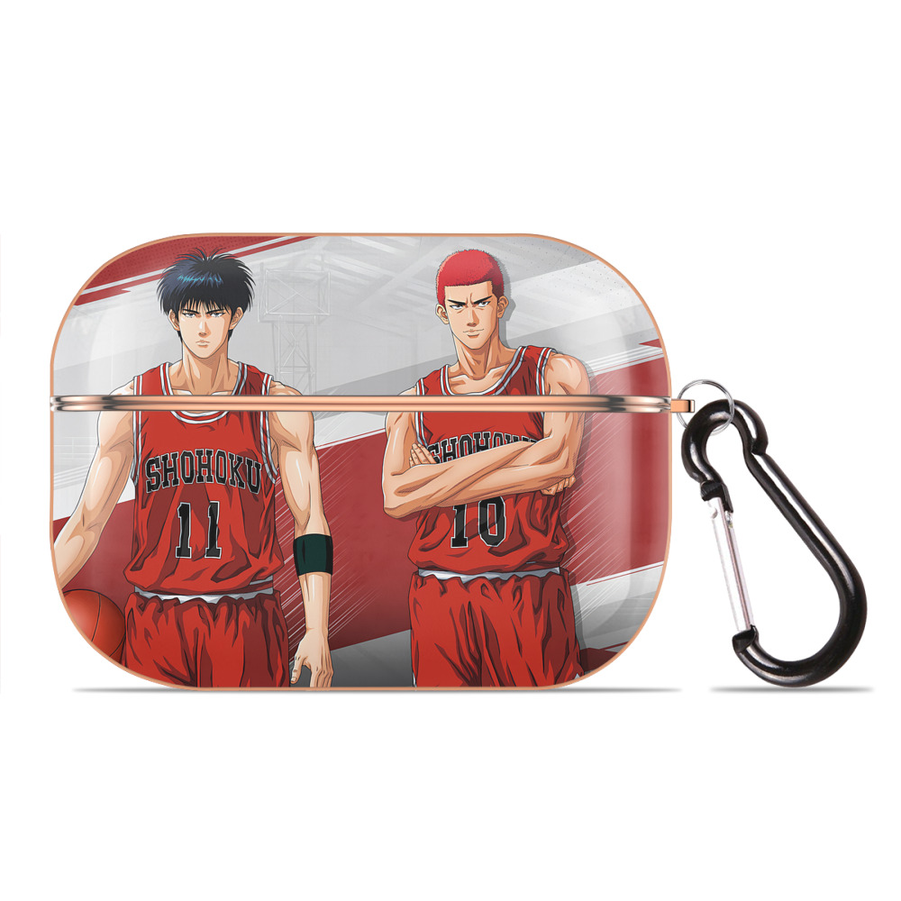 SLAM DUNK／スラムダンク 【AirPods Pro用】ハードシェル保護ケース｜耐衝撃・防指紋・カラビナ付き商品仕様