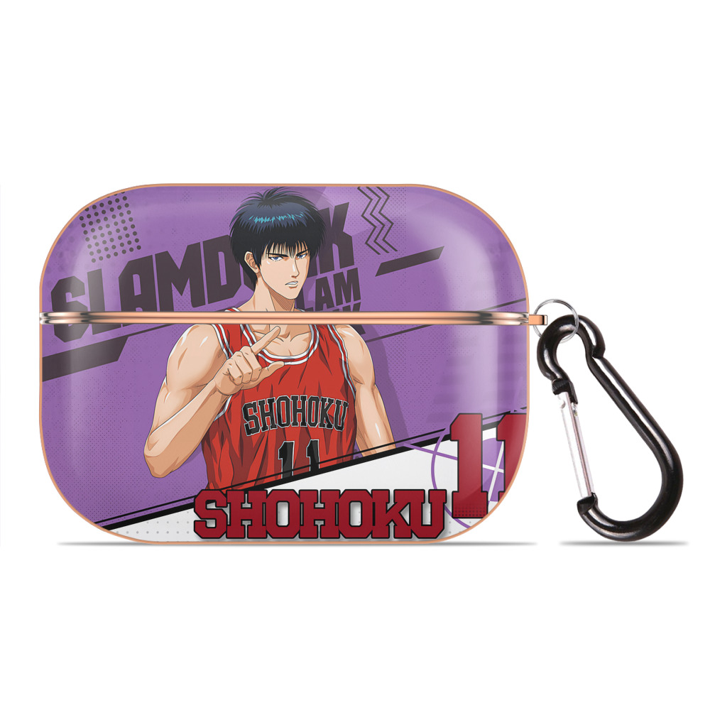 （画像用） SLAM DUNK／スラムダンク 【AirPods Pro用】ハードシェル保護ケース｜耐衝撃・防指紋・カラビナ付き商品仕様