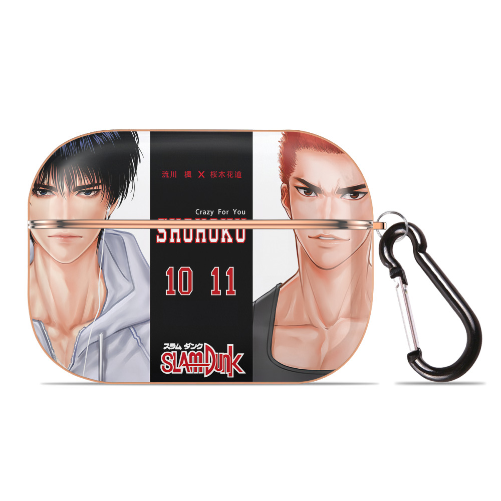 SLAM DUNK／スラムダンク 【AirPods Pro用】ハードシェル保護ケース｜耐衝撃・防指紋・カラビナ付き商品仕様