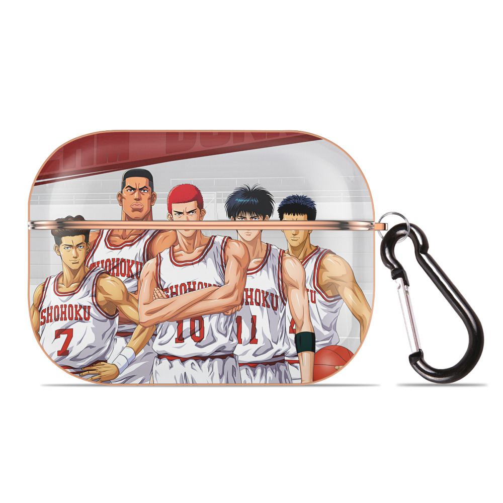 SLAM DUNK／スラムダンク 【AirPods Pro用】ハードシェル保護ケース｜耐衝撃・防指紋・カラビナ付き商品仕様