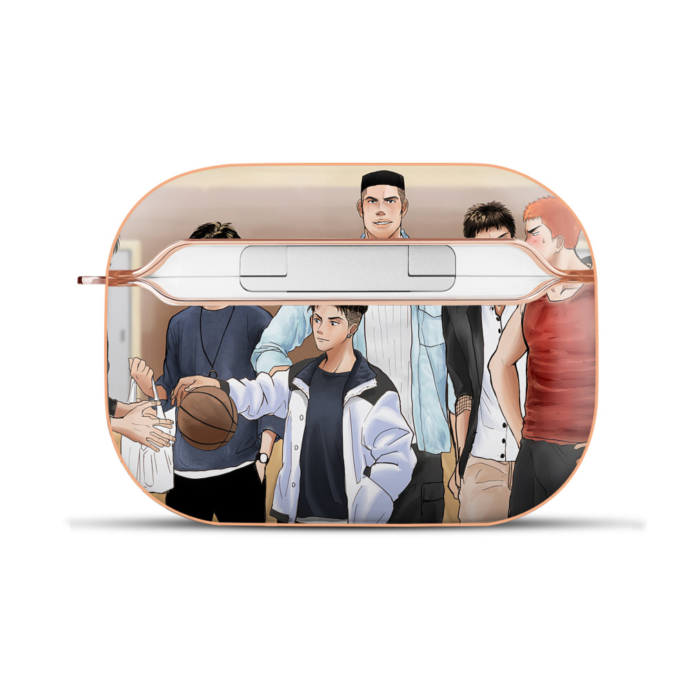 SLAM DUNK／スラムダンク 【AirPods Pro用】ハードシェル保護ケース｜耐衝撃・防指紋・カラビナ付き商品仕様