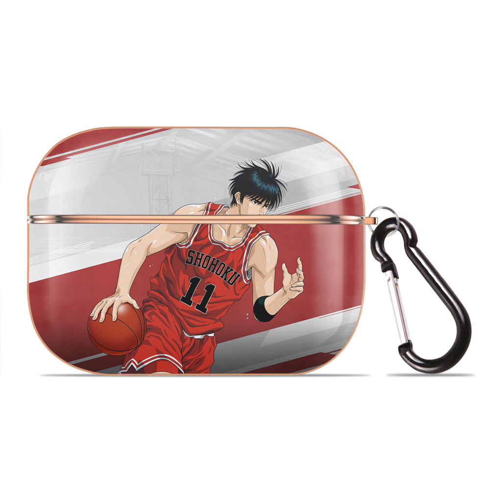 SLAM DUNK／スラムダンク 【AirPods Pro用】ハードシェル保護ケース｜耐衝撃・防指紋・カラビナ付き商品仕様