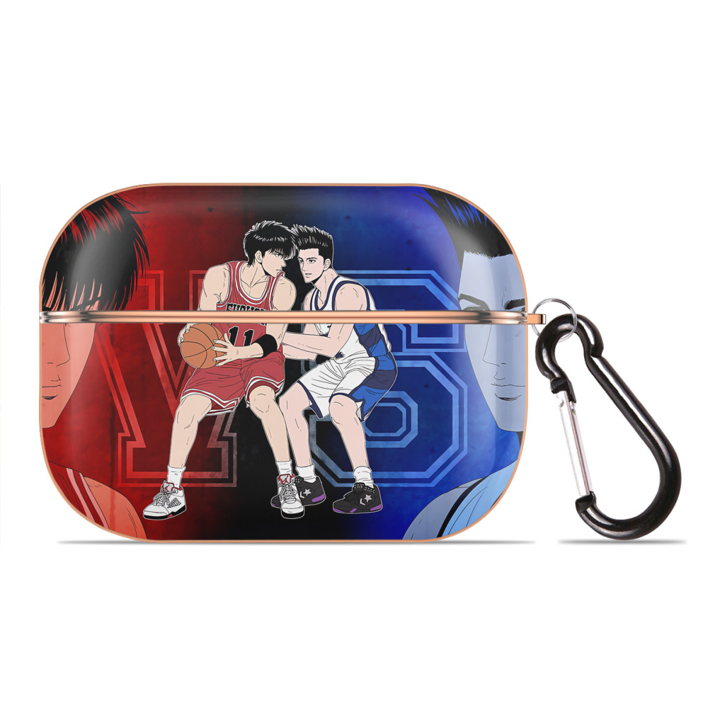 SLAM DUNK／スラムダンク 【AirPods Pro用】ハードシェル保護ケース｜耐衝撃・防指紋・カラビナ付き商品仕様