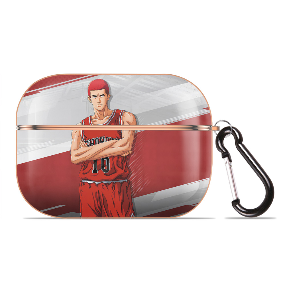 SLAM DUNK／スラムダンク 【AirPods Pro用】ハードシェル保護ケース｜耐衝撃・防指紋・カラビナ付き商品仕様