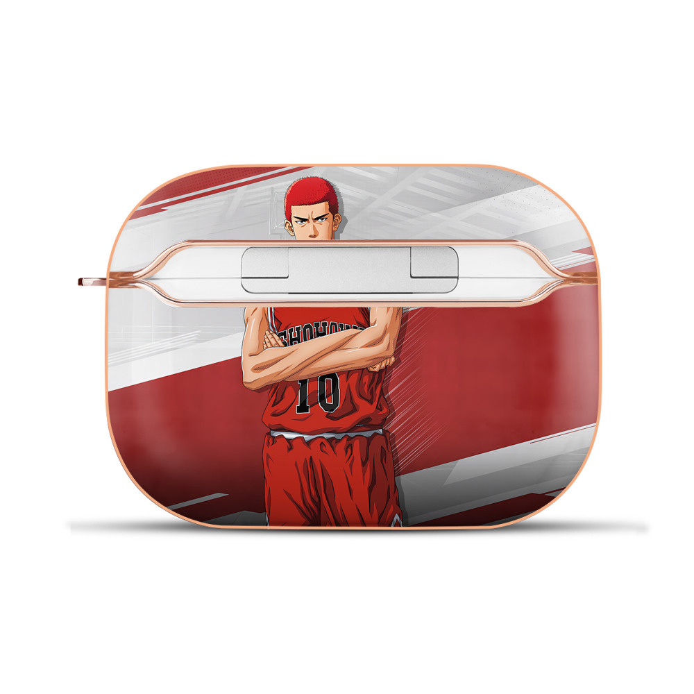 SLAM DUNK／スラムダンク 【AirPods Pro用】ハードシェル保護ケース｜耐衝撃・防指紋・カラビナ付き商品仕様