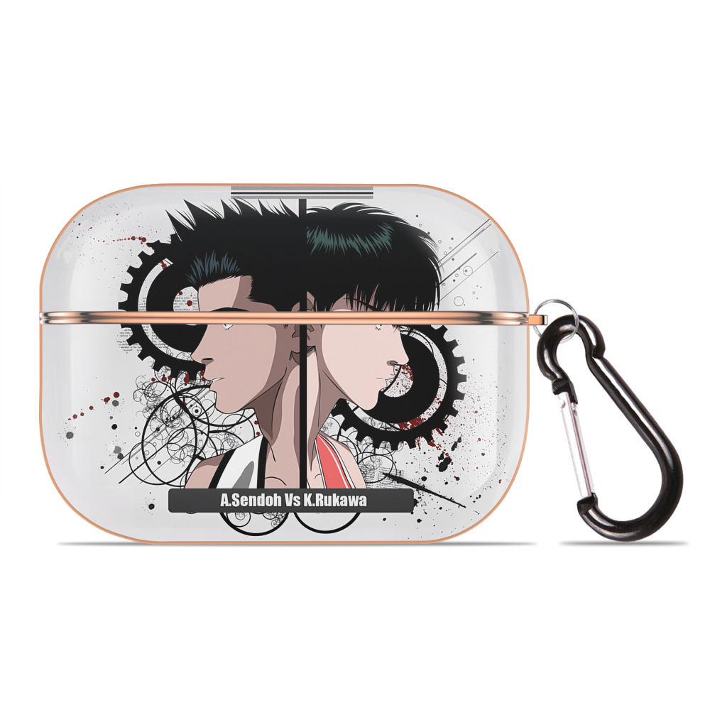 SLAM DUNK／スラムダンク 【AirPods Pro用】ハードシェル保護ケース｜耐衝撃・防指紋・カラビナ付き商品仕様