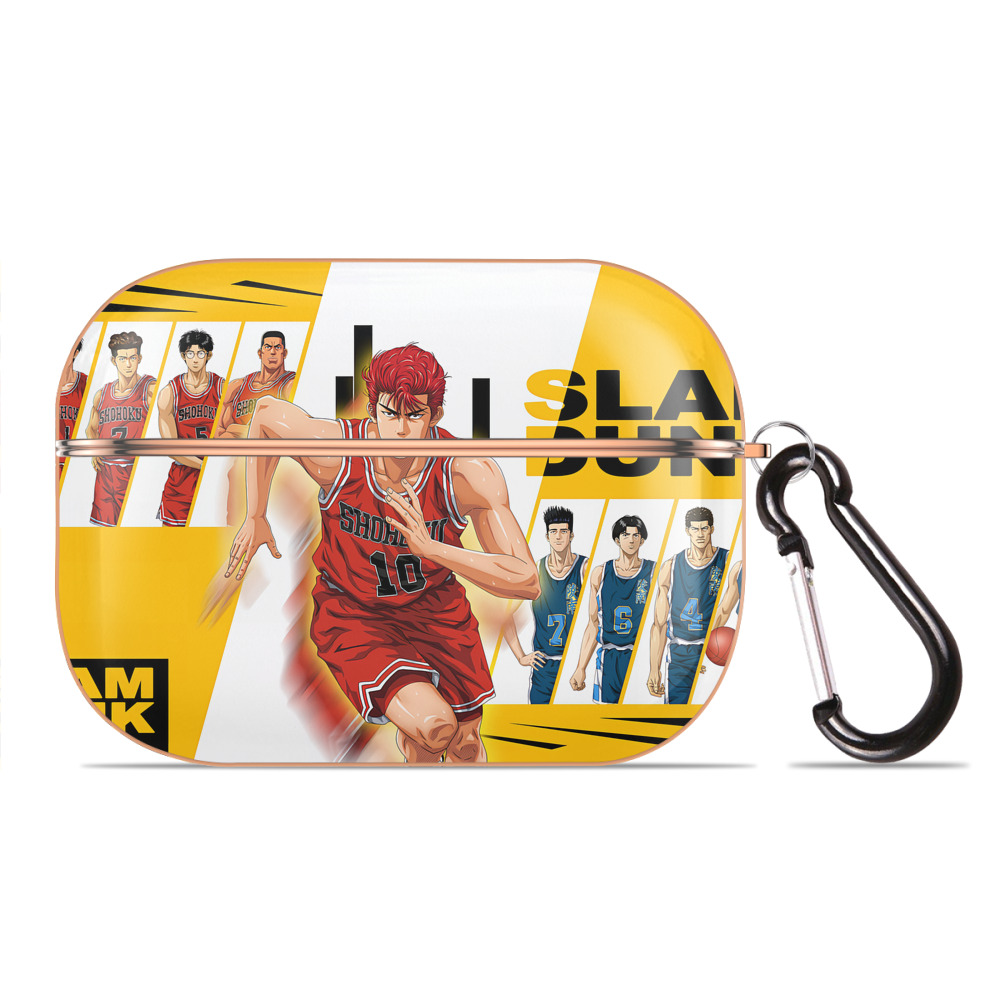 SLAM DUNK／スラムダンク 【AirPods Pro用】ハードシェル保護ケース｜耐衝撃・防指紋・カラビナ付き商品仕様