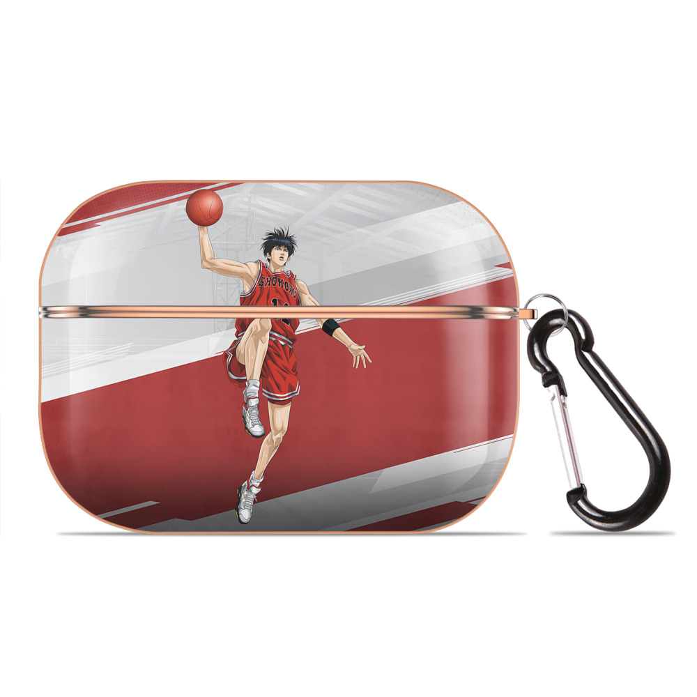 SLAM DUNK／スラムダンク 【AirPods Pro用】ハードシェル保護ケース｜耐衝撃・防指紋・カラビナ付き商品仕様