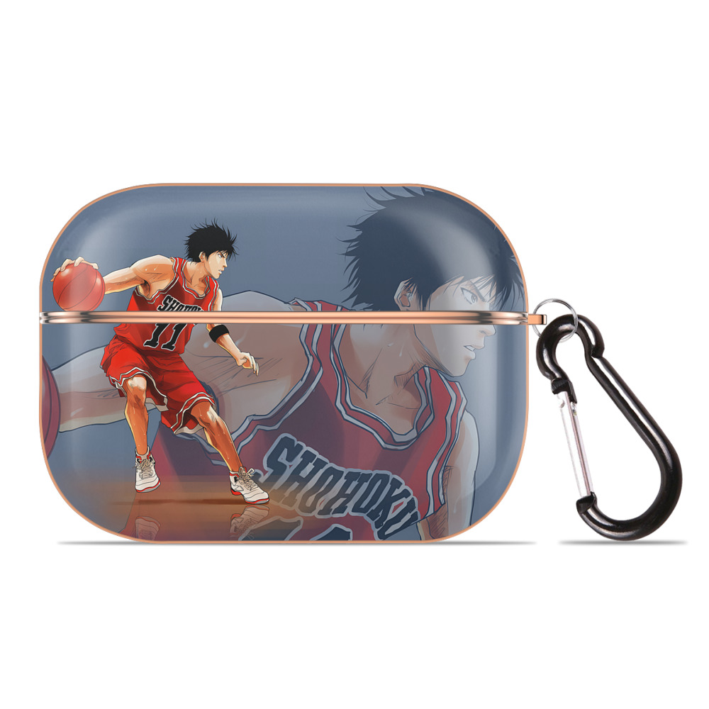 SLAM DUNK／スラムダンク 【AirPods Pro用】ハードシェル保護ケース｜耐衝撃・防指紋・カラビナ付き商品仕様