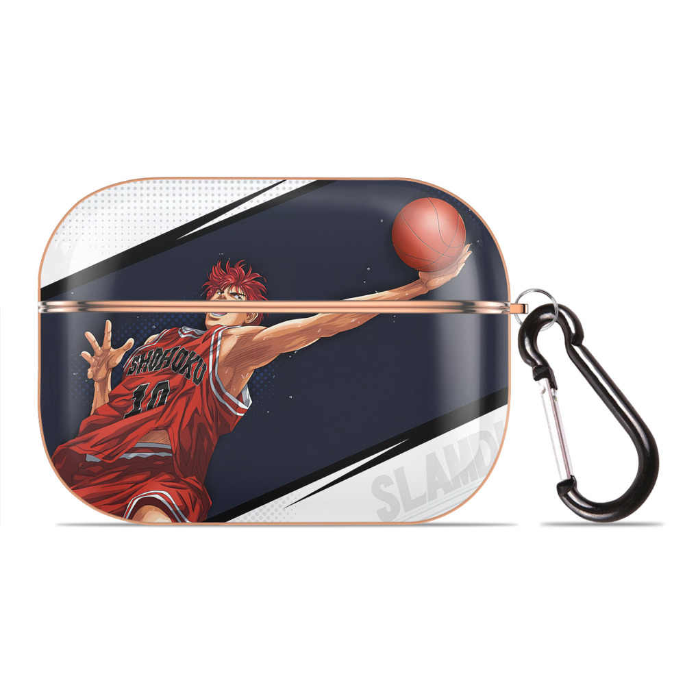 SLAM DUNK／スラムダンク 【AirPods Pro用】ハードシェル保護ケース｜耐衝撃・防指紋・カラビナ付き商品仕様