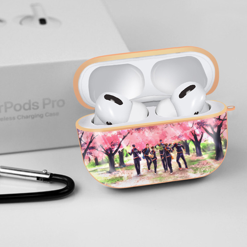 SLAM DUNK／スラムダンク 【AirPods Pro用】ハードシェル保護ケース｜耐衝撃・防指紋・カラビナ付き商品仕様