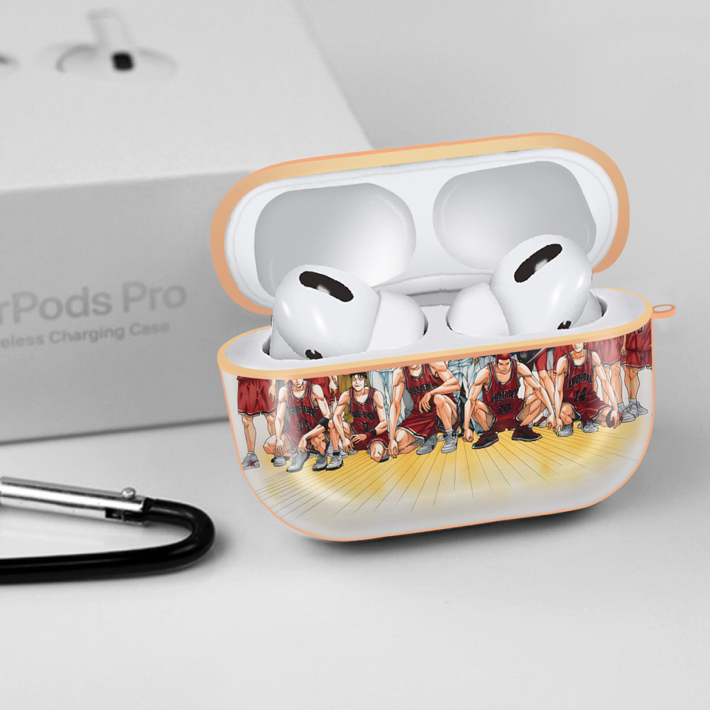 SLAM DUNK／スラムダンク 【AirPods Pro用】ハードシェル保護ケース｜耐衝撃・防指紋・カラビナ付き商品仕様