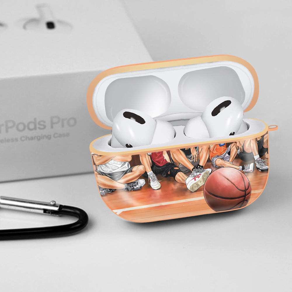 SLAM DUNK／スラムダンク 【AirPods Pro用】ハードシェル保護ケース｜耐衝撃・防指紋・カラビナ付き商品仕様