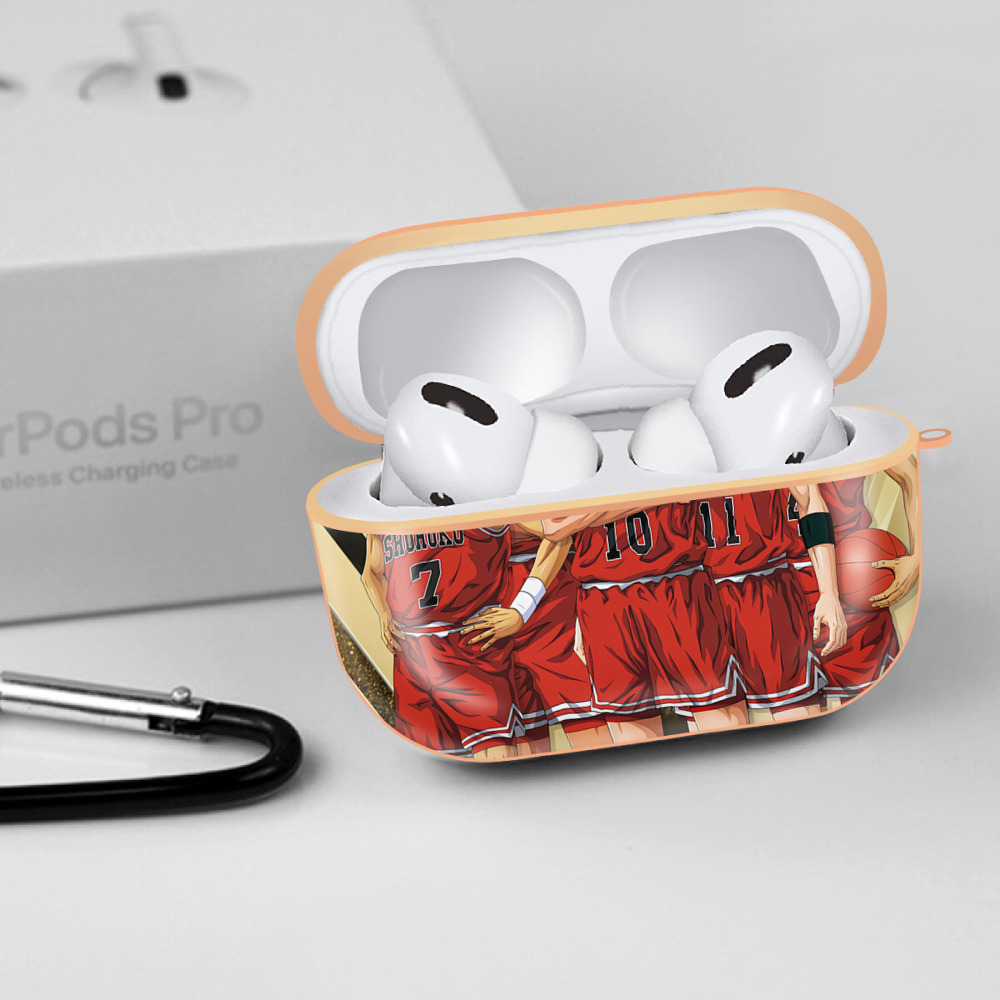 SLAM DUNK／スラムダンク 【AirPods Pro用】ハードシェル保護ケース｜耐衝撃・防指紋・カラビナ付き商品仕様
