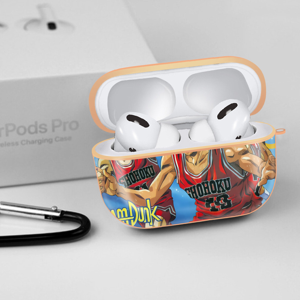 SLAM DUNK／スラムダンク 【AirPods Pro用】ハードシェル保護ケース｜耐衝撃・防指紋・カラビナ付き商品仕様