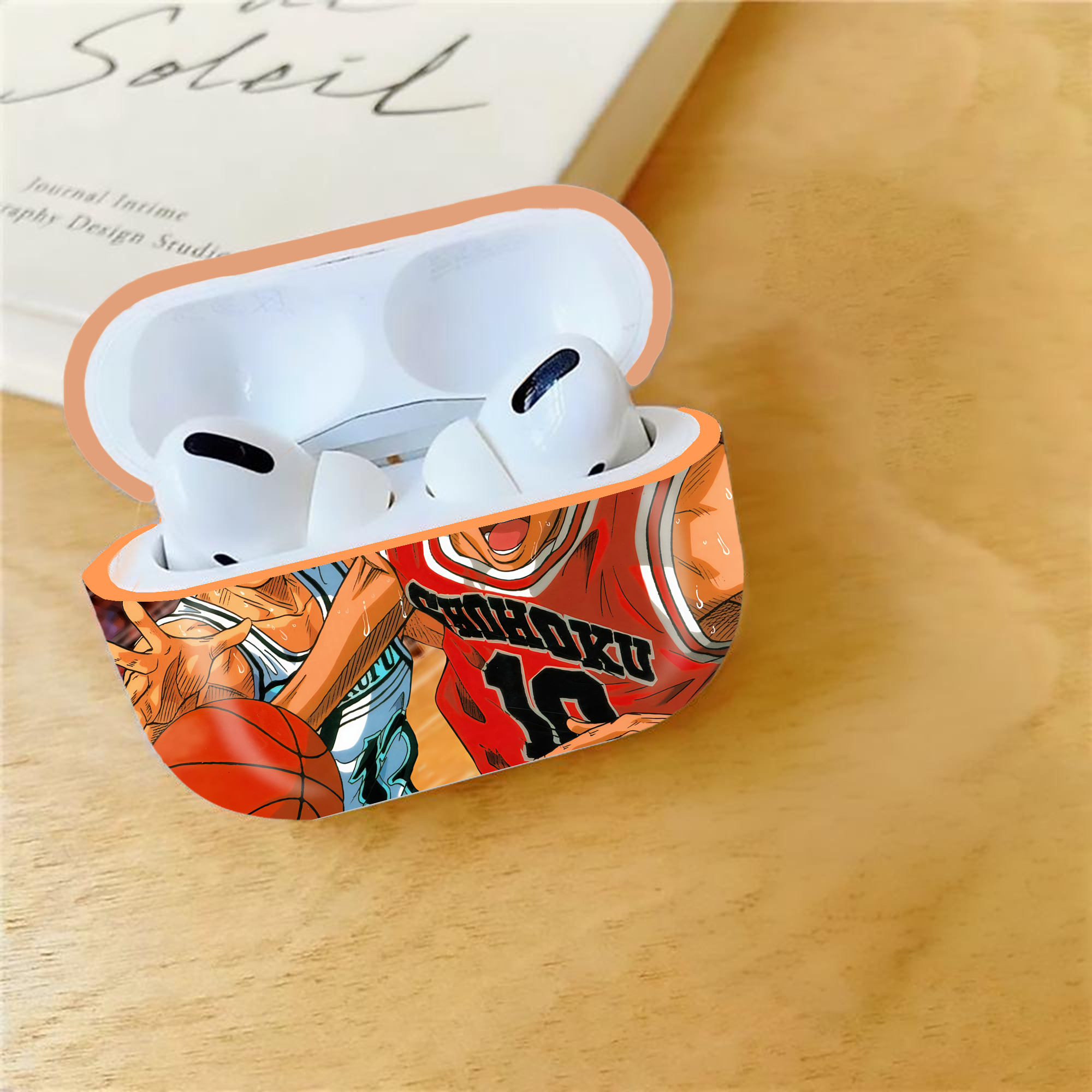 SLAM DUNK／スラムダンク 【AirPods Pro用】ハードシェル保護ケース｜耐衝撃・防指紋・カラビナ付き商品仕様